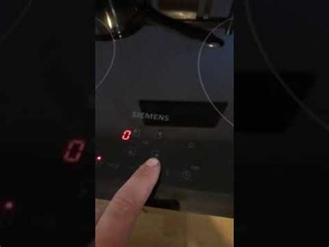 reset siemens hob